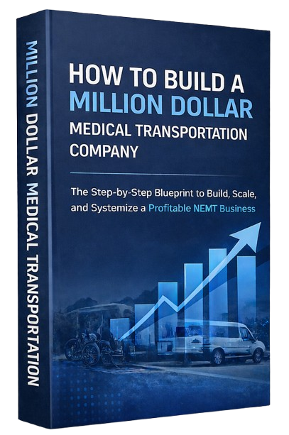 How to Build a Million Dollar Medical Transportation Company ebook cover